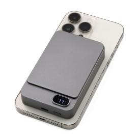 Brandcharger Powerwave powerbank - 10.000 mAH - kunststof - draadloos - magnetisch