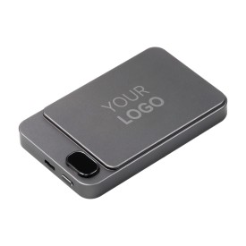 Brandcharger Powerwave powerbank - 5000 mAH - kunststof - draadloos - magnetisch
