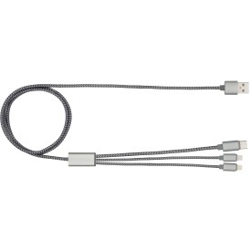 Brandcharger Trident 2+ oplaadkabel - aluminium en nylon - ultra sterk