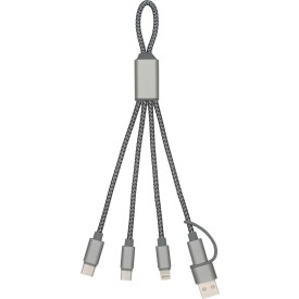 Brandcharger Trident 2 oplaadkabel - aluminium en nylon - ultra sterk - snelladen