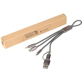 Brandcharger Trident 2 oplaadkabel - aluminium en nylon - ultra sterk - snelladen