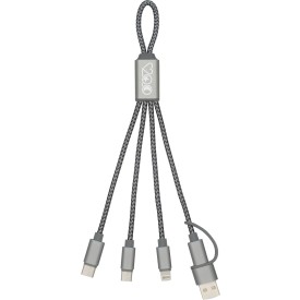 Brandcharger Trident 2 oplaadkabel - aluminium en nylon - ultra sterk - snelladen