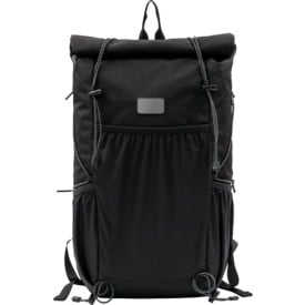 Brandcharger Venturer roll-top rugzak - polyester - waterbestendig - laptopvak