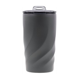 Brandcharger Vortex Calix Ceramica reisbeker 400ml - RVS - draaglus - lekvrije schroefdop