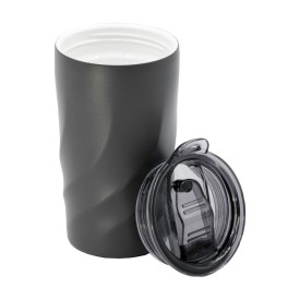 Brandcharger Vortex Calix Ceramica reisbeker 400ml - RVS - draaglus - lekvrije schroefdop