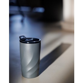 Brandcharger Vortex Calix Ceramica reisbeker 400ml - RVS - draaglus - lekvrije schroefdop