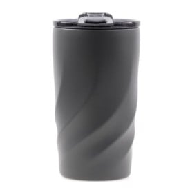 Brandcharger Vortex Calix Ceramica reisbeker 400ml - RVS - draaglus - lekvrije schroefdop