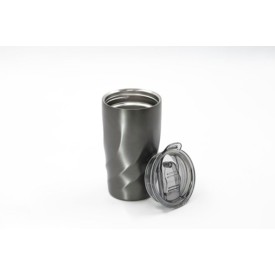 Brandcharger Vortex Calix reisbeker 400ml - RVS - draaglus - lekvrije schroekdeksel