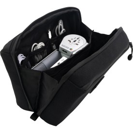 Brandcharger Zen schoudertas - polyester - multifunctioneel - verstelbare riem
