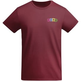 Breda kindershirt met korte mouwen-Garnet