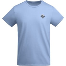 Breda kindershirt met korte mouwen-Hemelsblauw