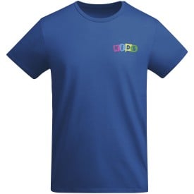 Breda kindershirt met korte mouwen-Koningsblauw