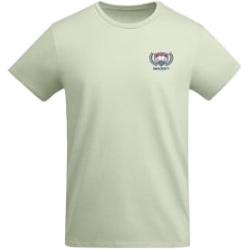 Breda kindershirt met korte mouwen-Mist green