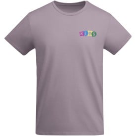 Breda kindershirt met korte mouwen-Zacht lila