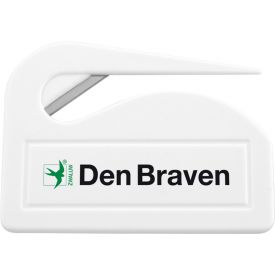 Briefopener met metalen snijgedeelte - kunststof