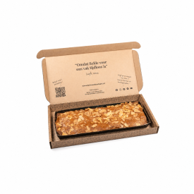 Gevulde speculaas in brievenbusverpakking - 100% amandelspijs - met speculaaskruiden