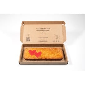 Brievenbus hartjespakket-Appelcake vegan