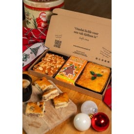 Brievenbus Kerstpakket – met eetbaar logo