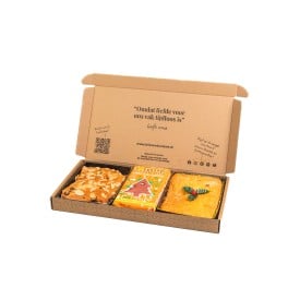 Brievenbus Kerstpakket – met eetbaar logo