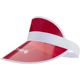 Bright pet met doorzichtig vizier -Rood