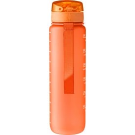 Brinley drinkfles 1000 ml - rPET - fliptopdop-Oranje
