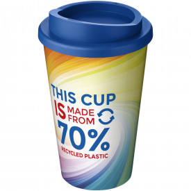 Brite-Americano® Eco 350 ml geïsoleerde beker-Midden blauw