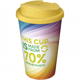 Brite-Americano® Eco 350 ml morsvrije geïsoleerde beker-Geel