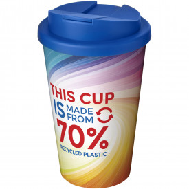 Brite-Americano® Eco 350 ml morsvrije geïsoleerde beker-Midden blauw