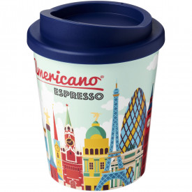 Brite Americano koffiebeker 250 ml - PP - dubbelwandig - geïsoleerd - draaideksel