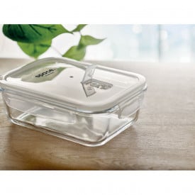 Praga broodtrommel 900ml - borosilicaatglas - luchtdichte deksel