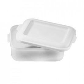 Broodtrommel Bread-1 kleur-Wit, #FFFFFF