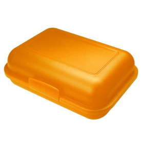 Broodtrommel Break-1 kleur-Trend Oranje, #fe9c05