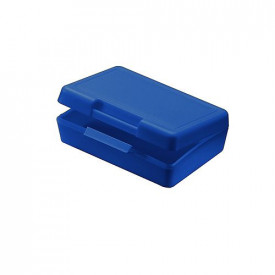 Broodtrommel Brunch-1 kleur-Blauw, #1468b4