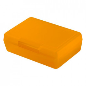 Broodtrommel Brunch-1 kleur-Trend Oranje, #fe9c05