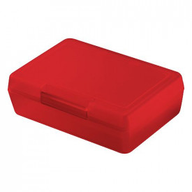 Broodtrommel Brunch-1 kleur-Trend Rood, #df0501