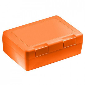 Broodtrommel Dinner-1 kleur-Oranje, #fd7924