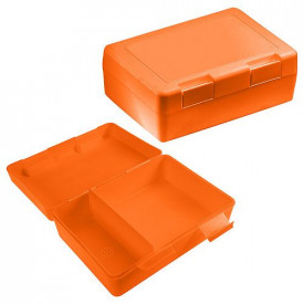 Broodtrommel Dinner Plus-1 kleur-Trend Oranje, #fe9c05