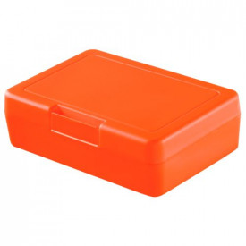 Broodtrommel Lunch-Oranje, #fd7924-1 kleur