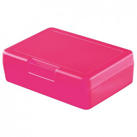 Broodtrommel Lunch-Roze, #e93d77-1 kleur