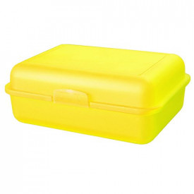 Broodtrommel Schoolbox (Fotoprint)-Fotoprint-Trend Geel, #f6df2f