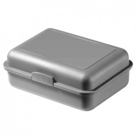 Broodtrommel Schoolbox (Fotoprint)-Fotoprint-Zilver, #9e9e9e