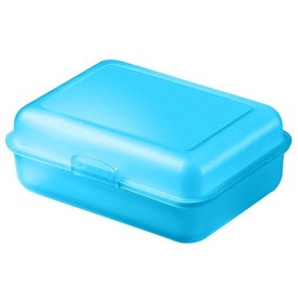 Schoolbox broodtrommel - kunststof - met kliksluiting - met fotoprint