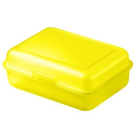 Schoolbox broodtrommel - kunststof - met kliksluiting - met fotoprint