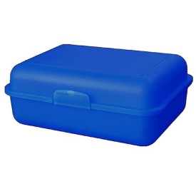 Schoolbox broodtrommel - kunststof - met kliksluiting - met fotoprint