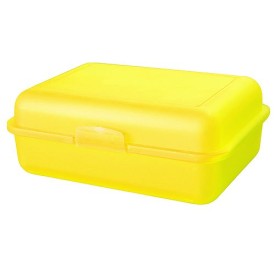 Schoolbox broodtrommel - kunststof - met kliksluiting - met fotoprint