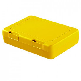 Broodtrommel Snack-1 kleur-Geel, #f6c723