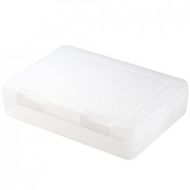 Broodtrommel Snack-1 kleur-Transparant, #f5f5f5