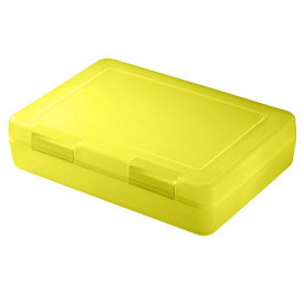 Broodtrommel Snack-1 kleur-Trend Geel, #f6df2f