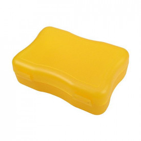 Broodtrommel Wave Middel-1 kleur-Geel, #f6c723