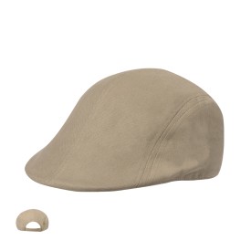 Bruck flat cap - katoen - klittenbandlsluiting